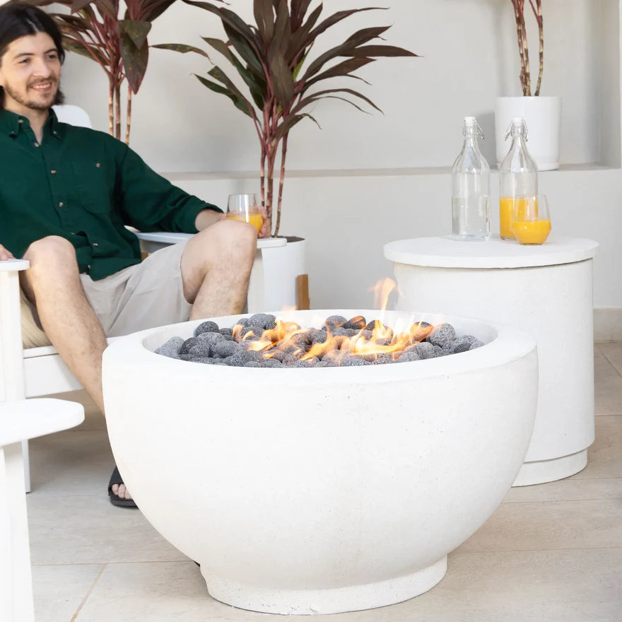 Architectural Fire Object Nº 03 — Concrete Propane Fire Pit