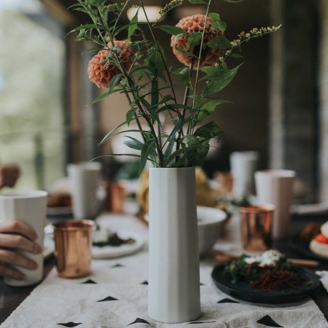 Architectural Vase Nº 02 — Bloom Porcelain Vessel